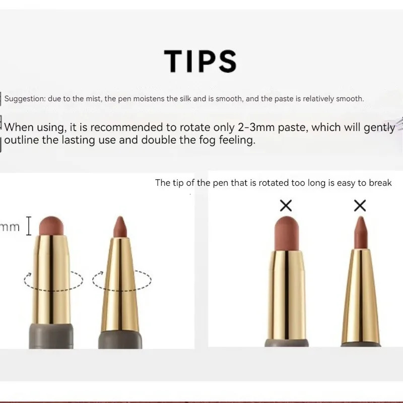 OUT OF OFFICE OOO Double-end lipliner matte lipstick lip plumping lip pencil outlines Nude outofoffice Original Makeup Cosmetics 250214