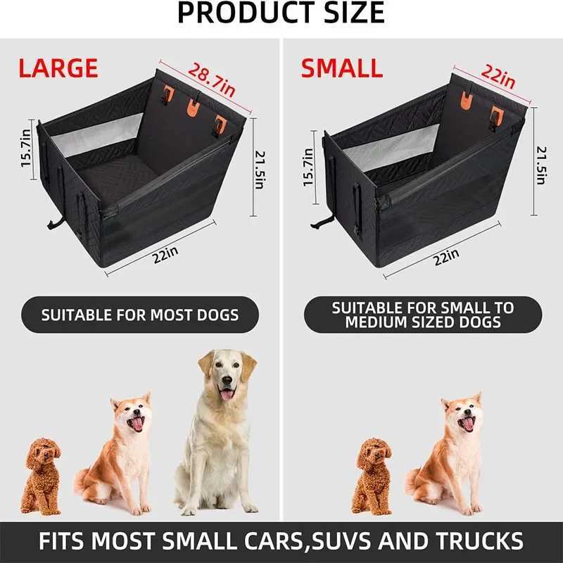 Others Dog Carrier Travel Dog Car Seat Cover Waterproof Pet Dog Carriers Bag Cat Transport Hammock Dog Car Seat Basket for Small Medium Dogs Bag H2502
