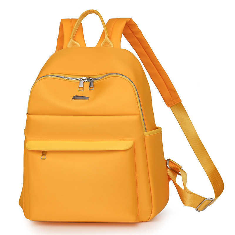 New Korean version Oxford cloth large capacity womens backpack Fashion and lightweight casual backpack womens bag