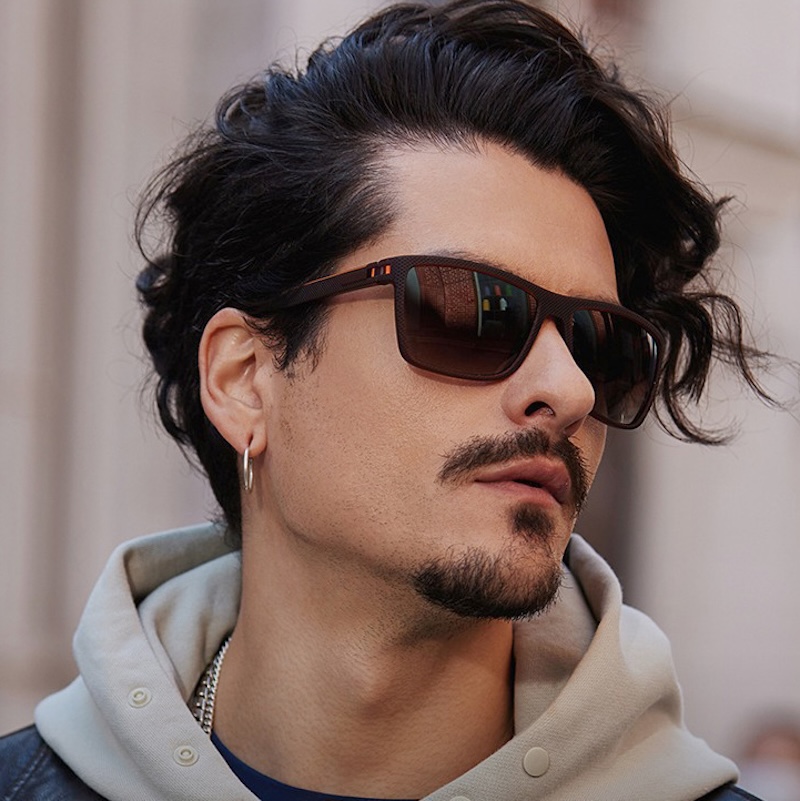CB Retro Square Polarized Sunglasses Fashion Shade Women Men Ultra light TR90 Frame UV400 Protection Classic Sun Glasses Sports Driving Fishing CAVALL