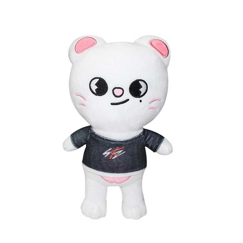 Skzoo Plush Toys 20cm Stray Kids Plush Wolf Chan Cartoon Stuffed Animal Plushies Doll Cute Companion for Kids Adults Fans GiftT250214