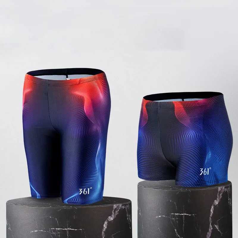 36 Mens Professional Water Sports Training Swimming Shorts Mens Competitive Beach Swimsuit Surfing Swimsuit Plus Size W250214