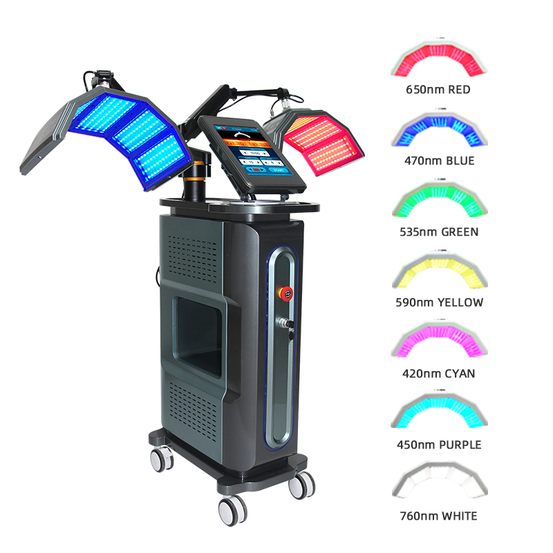 Multifunction 7 Colors LED Photon PDT Light Skin Rejuvenation Acne Therapy Machine Face Mask For Facial Treatment Photon Home Use