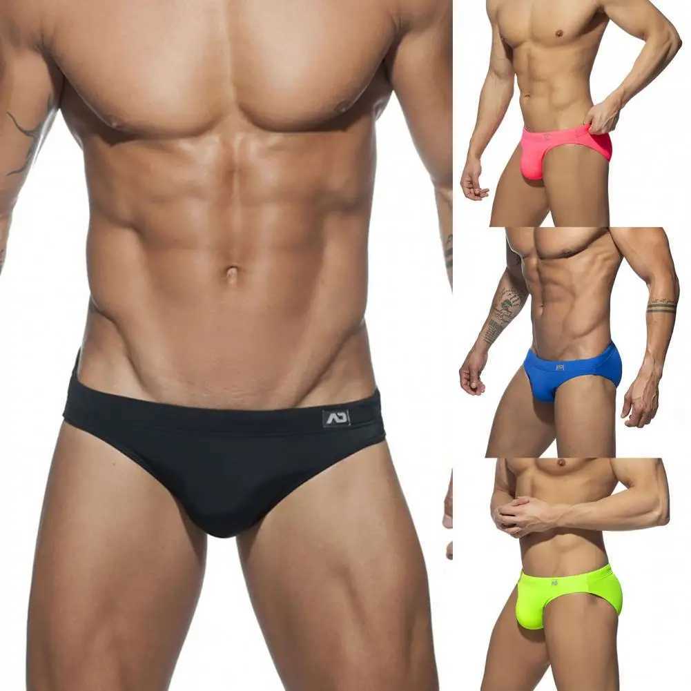 Breathable Trendy Low Waist Summer Men Swimwear Thong Men Swimwear Elastic for Water Sports W250214