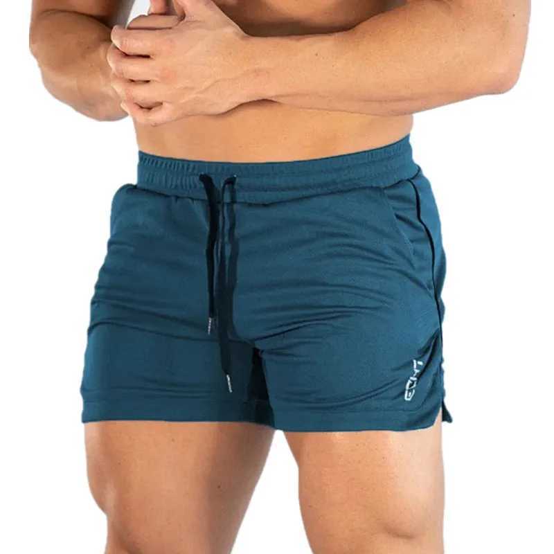 2023 NEW Fitness Sports Shorts Man Summer Gyms Workout Male Breathable Mesh Shorts Casual Beach Short Pants Men SportswearXJ250213