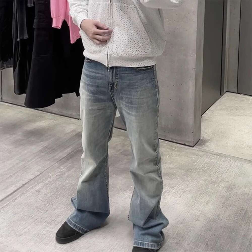 High Street Washed Y2k Baggy Jeans For Men And Women Straight Pockets Ropa Homber Pantalones Denim Trousers Oversized Cargos