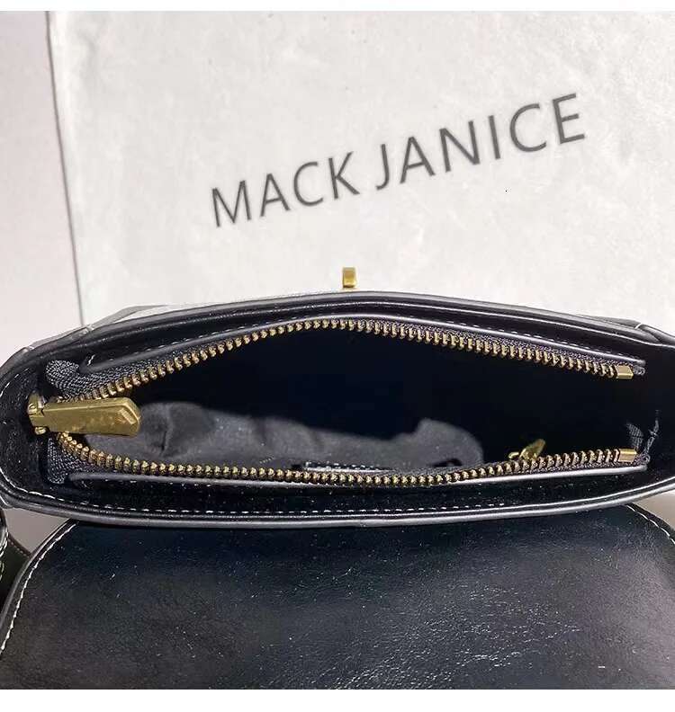 Autumn Winter Denim Textured Leather Half Moon Women's Handbag Fashion Shoulder Messenger Lady Purse Female Casual Bag