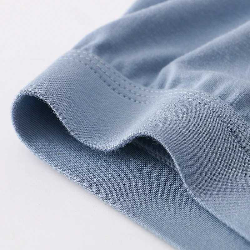 Men Boxer Underwear Large Pouch Bag Comfortable Underpants Breathable Seamless Soft Male PantiesT250210