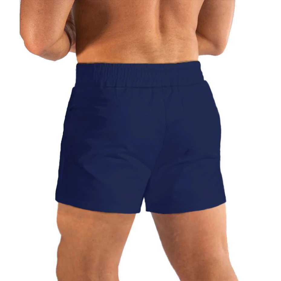 Slim Fit Shorts for Men Sports Gym Fitness Workout Jogger Light Weight Short Pants with Zipper PocketsXJ250213