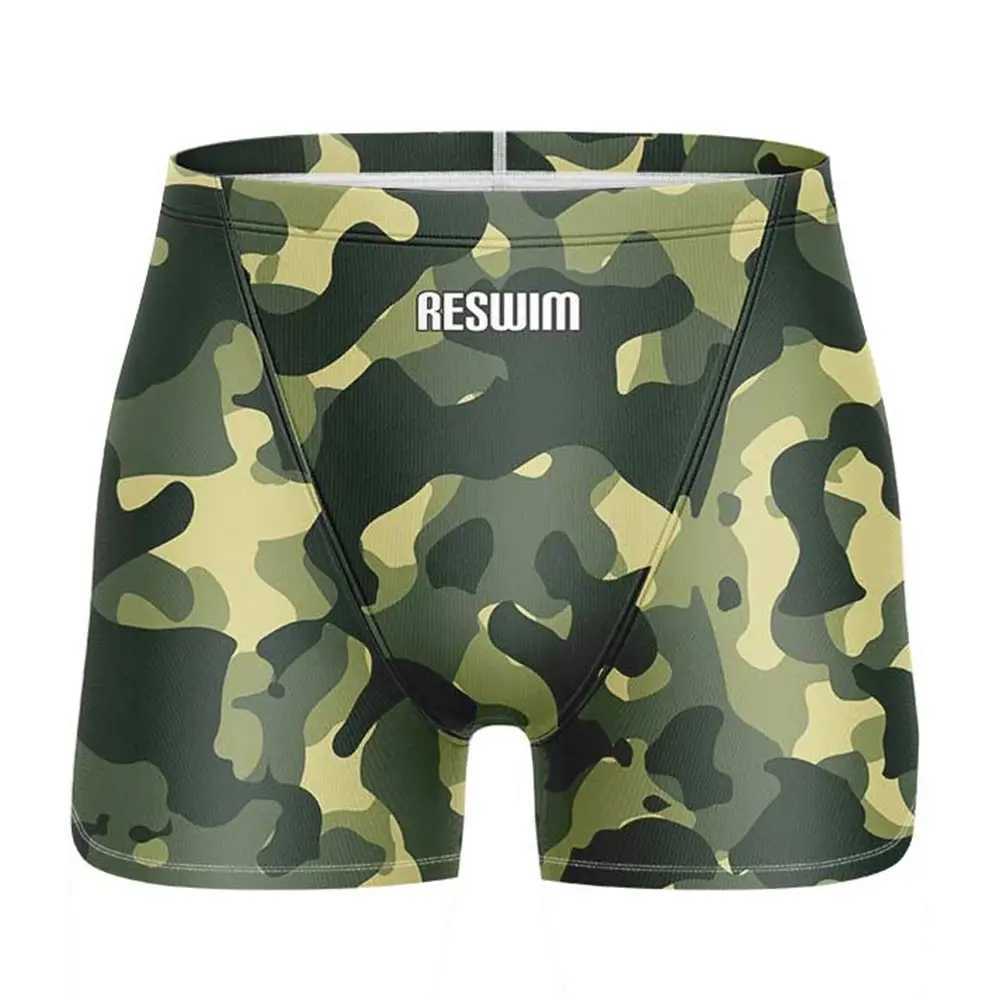 Summer Mens Swim Jammer Shorts Endurance Athletic Training Swimsuit Swimming Trunks Swimsuit New Swimming Jammers Surfing Shorts W250214