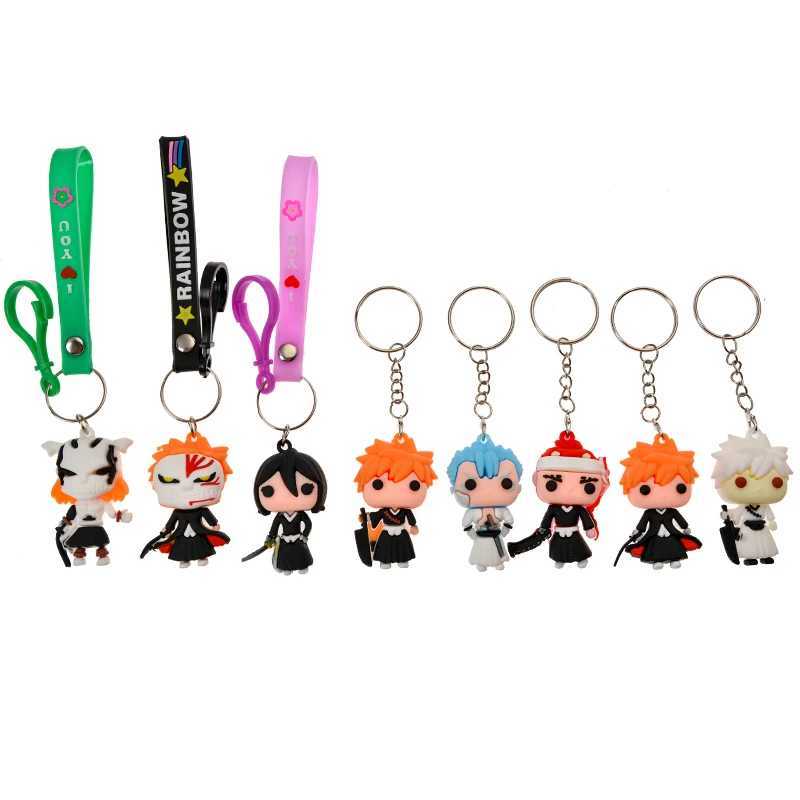 24Pcs Demon Slayer Blind Box Anime Action Figure Kamado Tanjirou Nezuko Agatsuma Zenitsu Keychain Toys For Childrens GiftsXJ250214