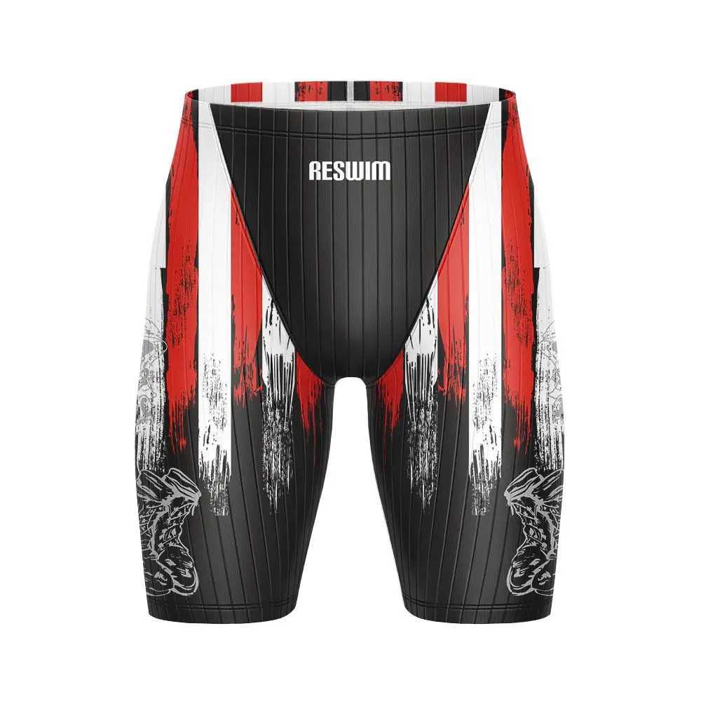 Summer Mexican Swimming Mainline Mens Swimming Jammer Swimsuit Shorts Sports Training Beach Tight Shorts Swimming Diving Surfers W250214