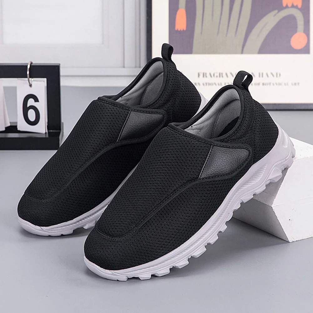 Men Diabetic Casual Shoes Breathable Non-slip Wide Walking Sneakers Outdoor 2024 Slip-On Orthopedic Shoes Men Shoes Gift 250214