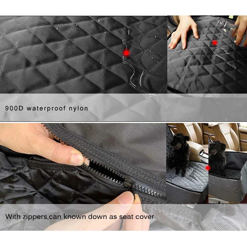 Others Dog Carrier Dog Car Seat Cover Wear-Resistant Pet Carriers Bag Basket Anti-Slip Foldable Travel Pet Dog Car Seat Puppy Carrier for Dogs Cats H2