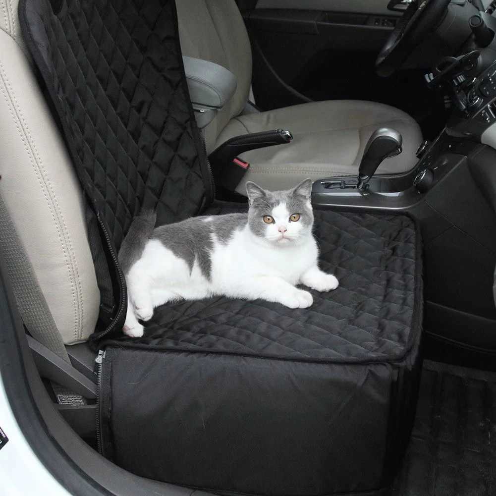 Others Dog Carrier Dog Car Seat Cover Wear-Resistant Pet Carriers Bag Basket Anti-Slip Foldable Travel Pet Dog Car Seat Puppy Carrier for Dogs Cats H2