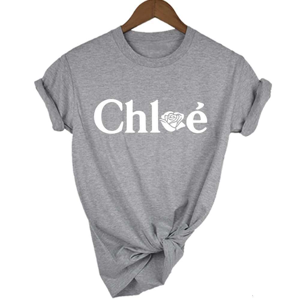 High Quality Summer Brand Letter Print Plus Size T-Shirt Fashion Flat Top Street Women's Shirt