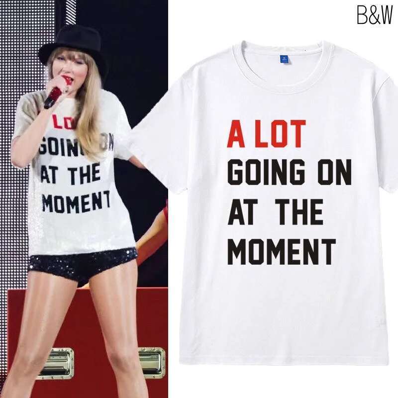 Celebrity Concert With The Same Plus Size Women's Cotton Oversized O Neck Street Ladies Casual T-Shirt