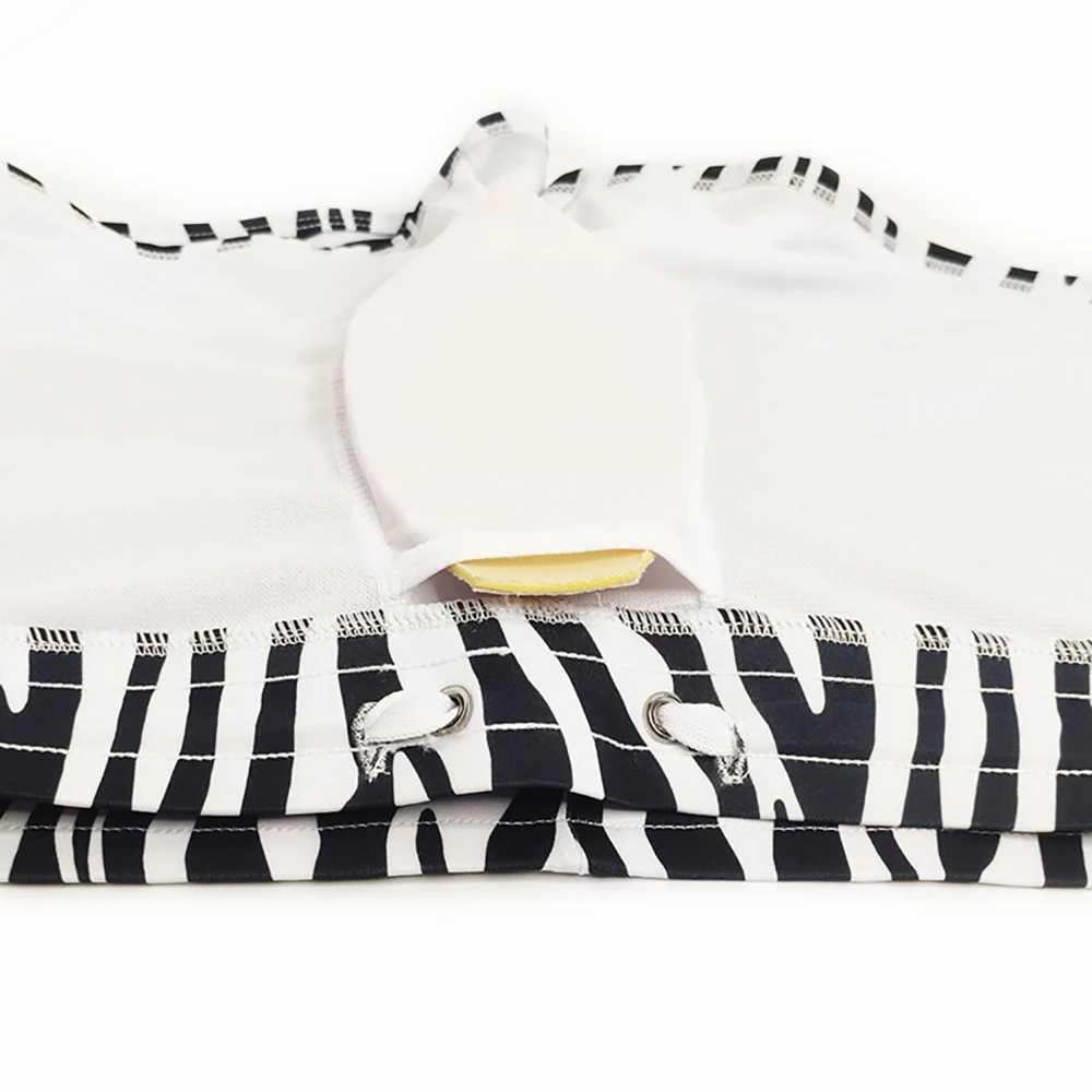 Zebra Printed Swim Trunk Men Sexy Boxer Shorts with Pockets for Surfing and Beach Sports Mens Swimming Pants Swimsuit Swimwear W250214