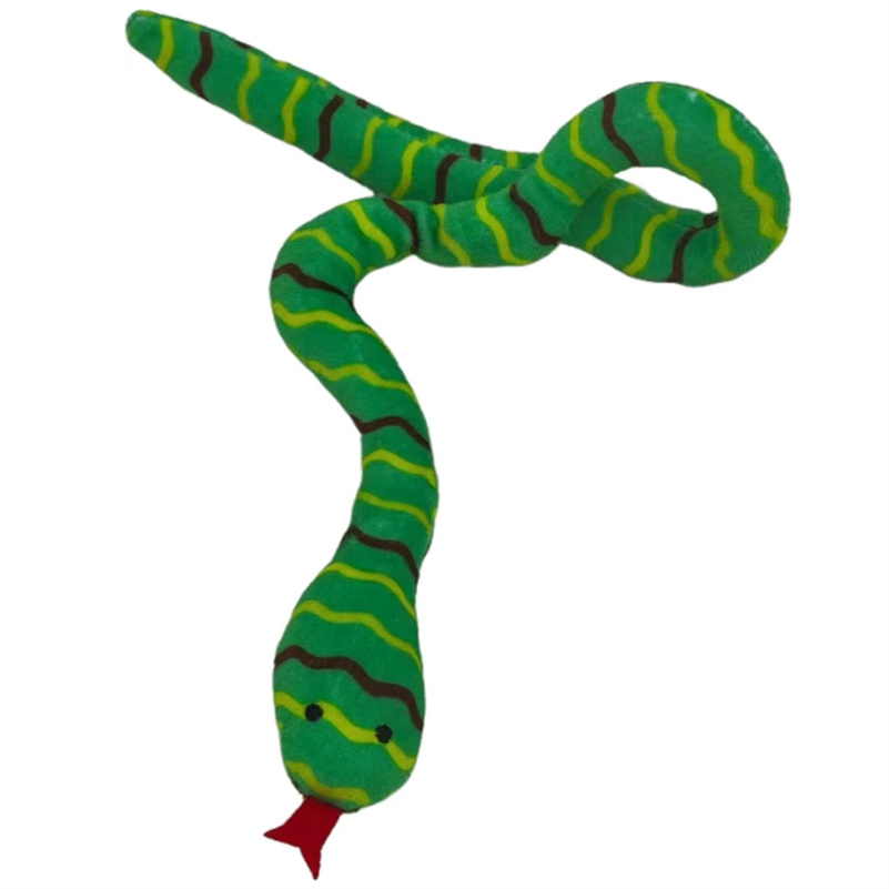 Cat Interactive Toy Plush Cat Toy Gluttonous Snake Bite-Resistant Molar Interactive Toy Gift For Cat Pet Accessories
