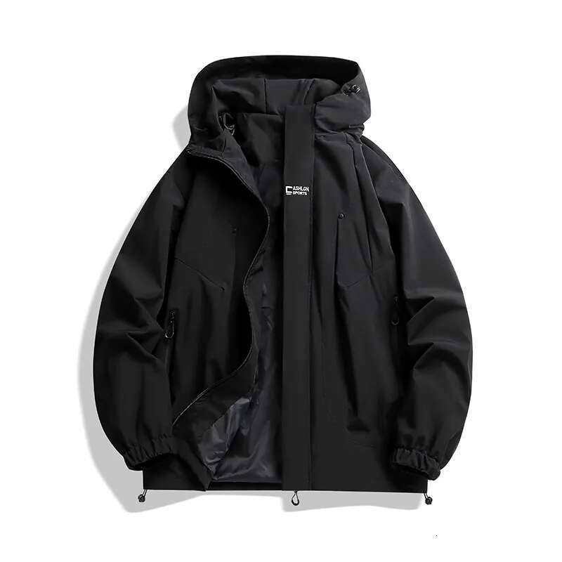 Fashion Casual Solid Color Comfortable Travel Rain and Wind Protection Outdoor Couple Climbing Storm Jacket