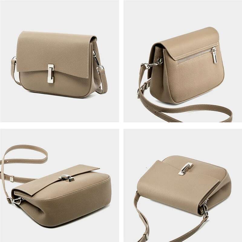 Toptrends Genuine Leather Square Small Shoulder Crossbody Bags For Women 2024 Trend Designer Flap Purses Cowhide Ladies Handbags