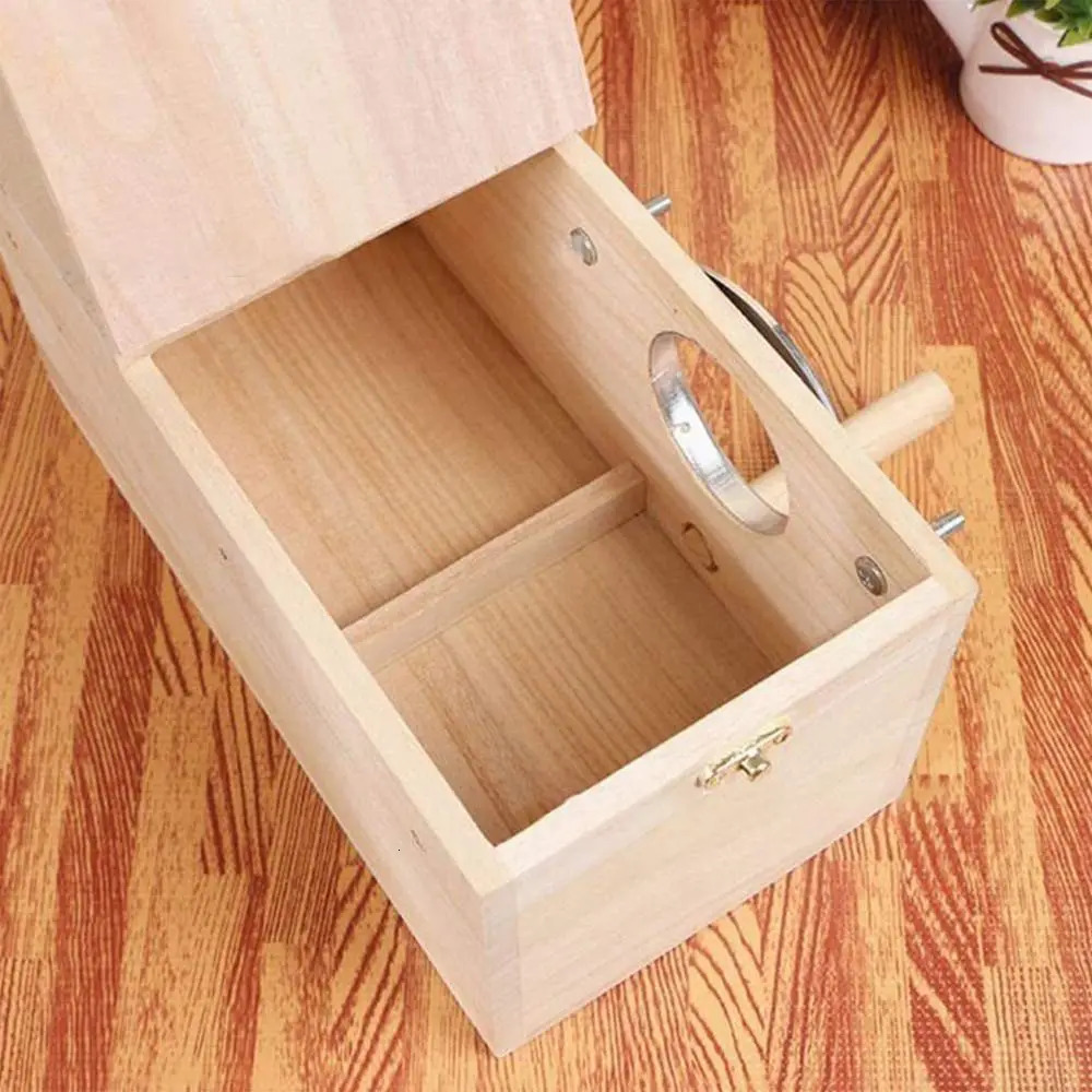 Wooden Budgie Security Bird Breeding Box Nesting House Bird supplies Cage Nest 250206