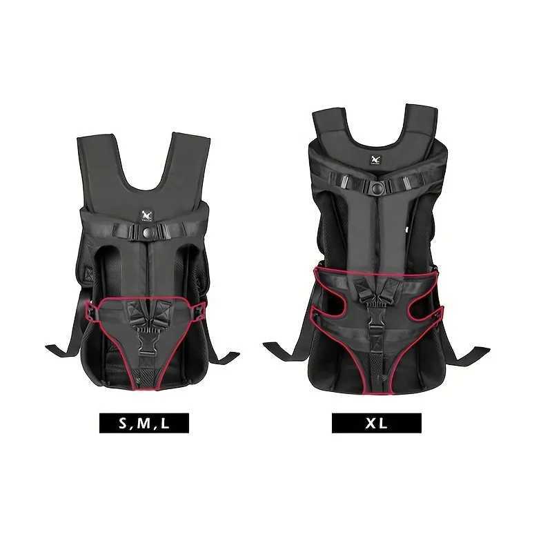 Dog Travel Bowls Bags Pet Front Dog Carrier Backpacks Adjustable Hands Free Dog Backpack Carrier For Medium Small Dogs H250220