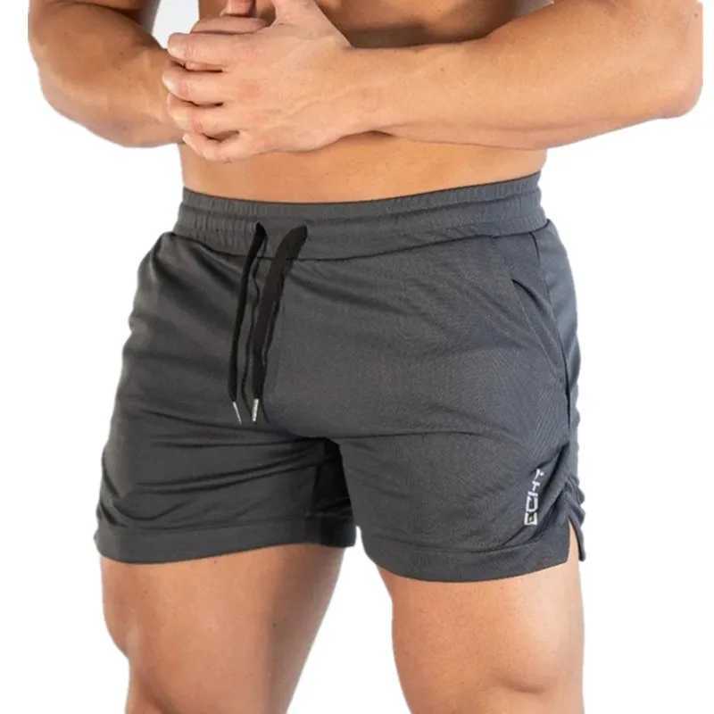 2023 NEW Fitness Sports Shorts Man Summer Gyms Workout Male Breathable Mesh Shorts Casual Beach Short Pants Men SportswearXJ250213