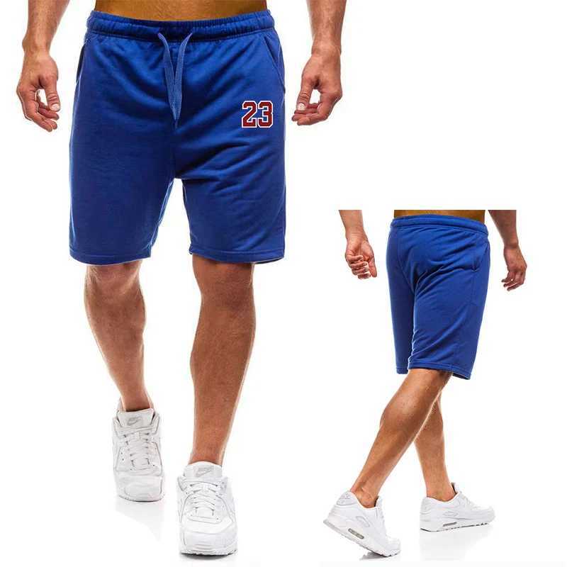 23 Creativity PrintMen Thin Sports Running ShortsSummer Jogging Workout Short PantsDrawstring With Pockets Man Casual ShortsXJ250213