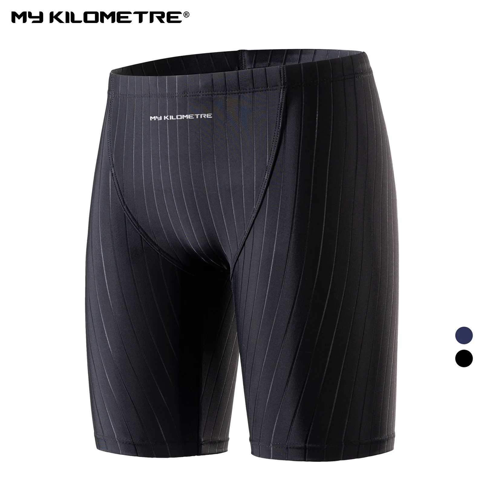 MY KILOMETRE Boys Jammers Youth Competitive Swim Team Suit Quick Dry Athletic Kids Swimsuit Endurance Training Swimming Shorts W250214