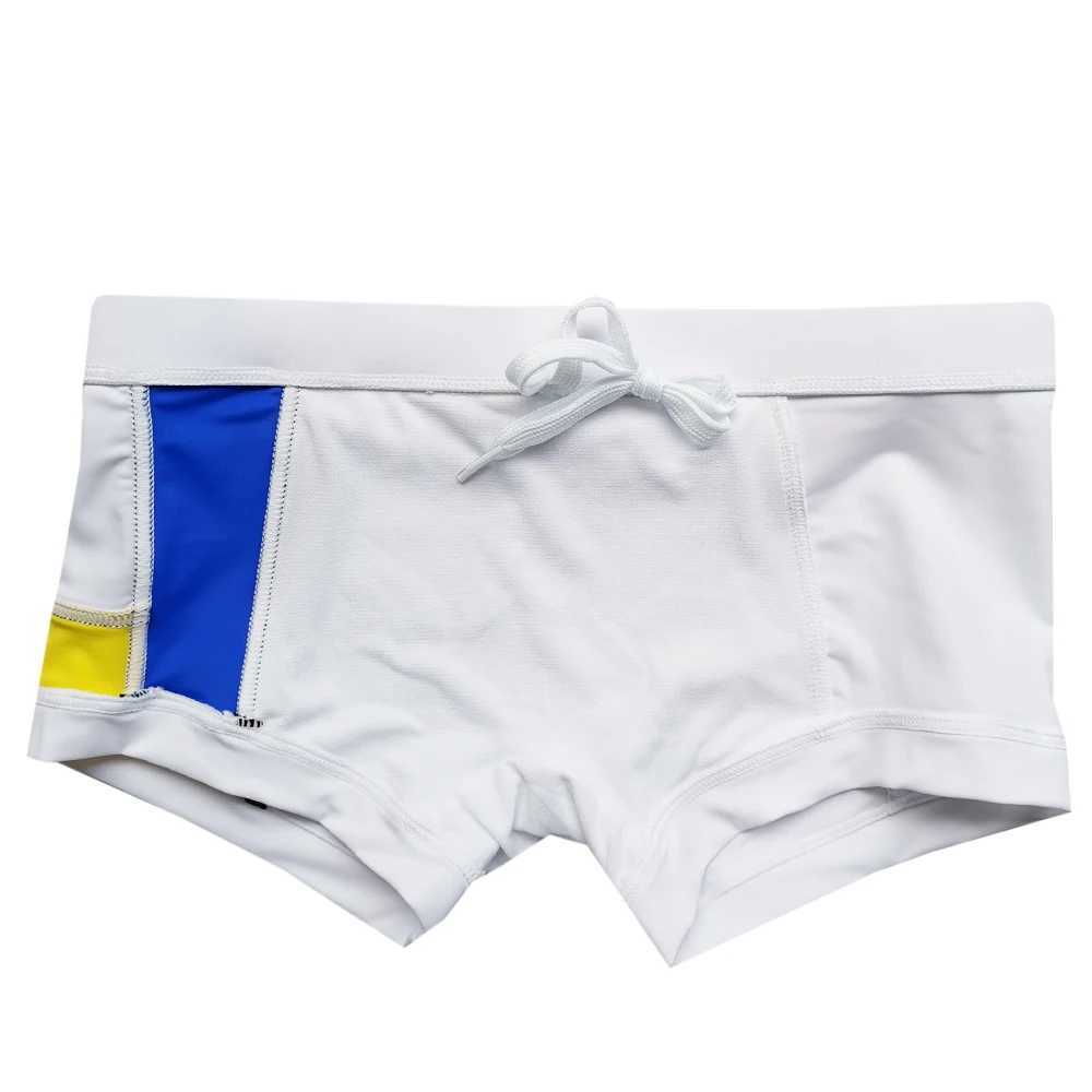 Sexy Male Swim Pants Low Rise swimsuit Mens Nylon Trunk Swimwear Brief Mens Swimming Surf Elastic Sunga UnderpantsT250213