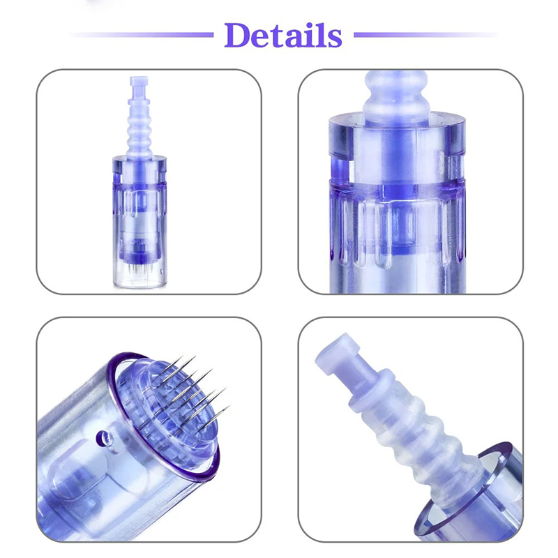 Bayonet Cartridge Needle for Original Dr Pen A6 Microneedle Pen 1pin 3pin 5pin 7pin 9pin 12pin 24pin 36pin 42pin Round 3D 5D Dermapen MTS Replacement 