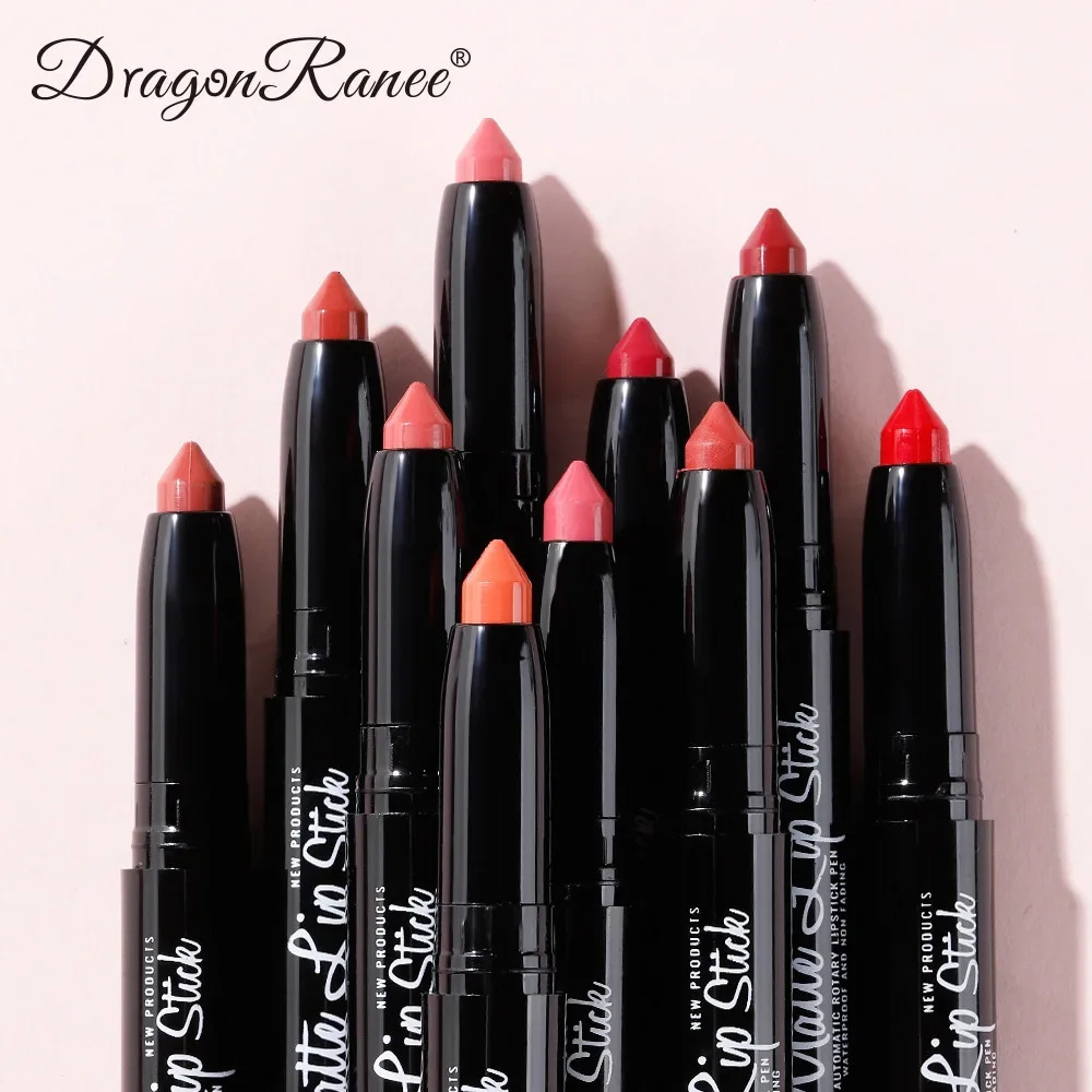 12 Color Set Lip Liner Pencil Velvet Female Rose Pink Lipstick Pen Long-lasting Matte Lipstick Waterproof Cosmetic Make Up Tools 250214