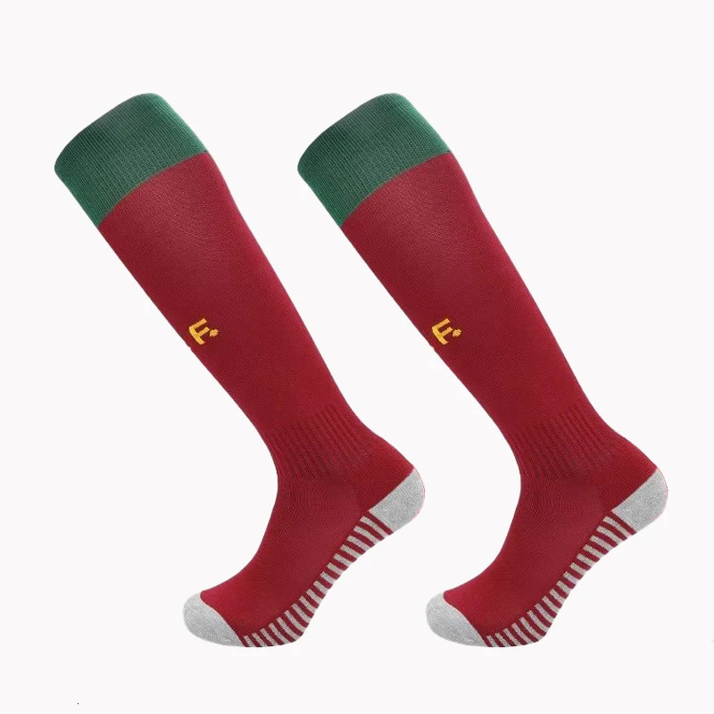 22/23 Seasons National Team Football Socks Adult Children Thickening Towel Bottom Non-Slip Soccer Training Match Sport Stocking 250214