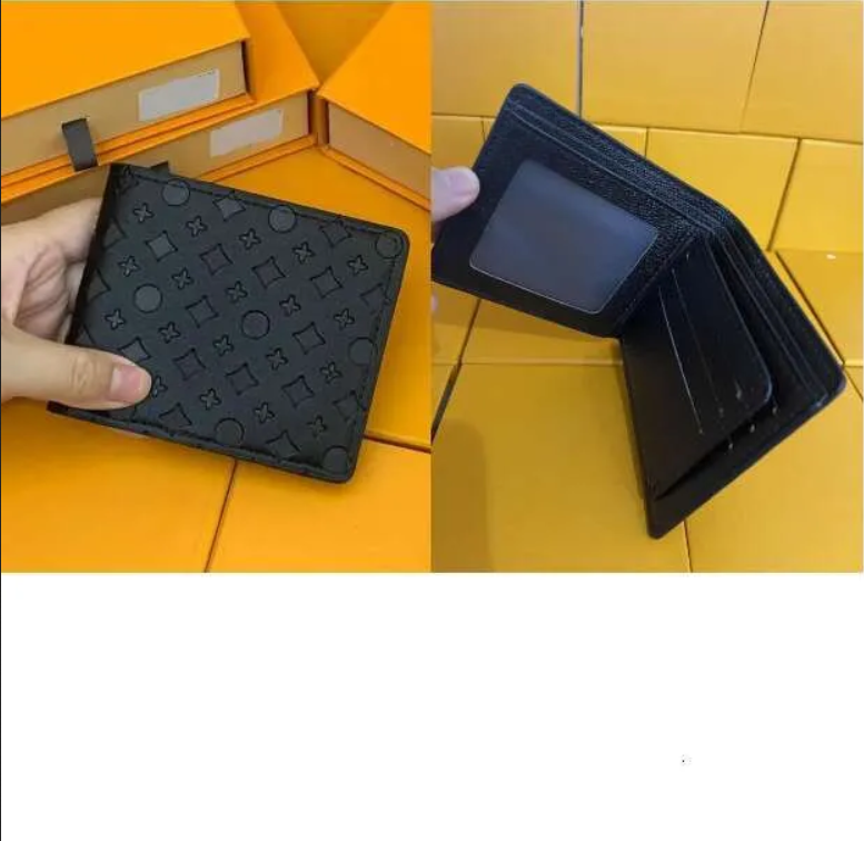 High quality Designers Genuine Leather Fashion Designer Wallets Retro Handbag For Men Classic Card Holders Coin Purse Famous Clutch Wallet With Box