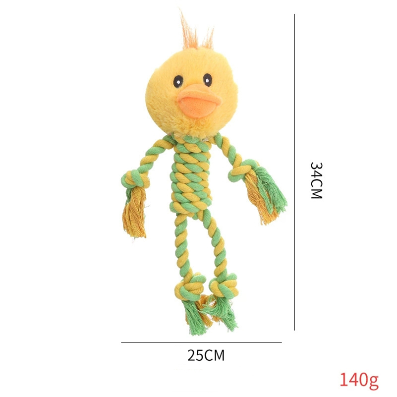 Fun Dog Toy Monkey Shape Corduroy Chew Toy For Dogs Puppy Squeaker Squeaky Plush Dog Toy Pet Training Pet Accessories Elephant