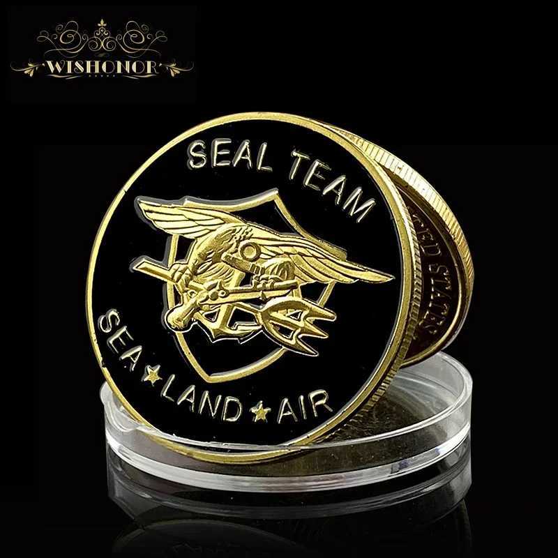 Nice Challenge Coin National Security Agency Commemorative Coin Fancy Normal NSA Gold Plated Coin Collection W250207