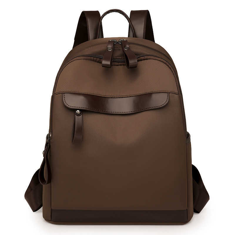 Leisure Backpack New Lightweight And Fashion Travel Color Contrast Backpack Large Capacity Womens Small Backpack Womens Bag