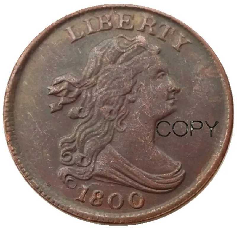 US A set of(1800-1808) 8pcs Draped Bust Half Cent Copper Copy Decorate CoinXJ250214