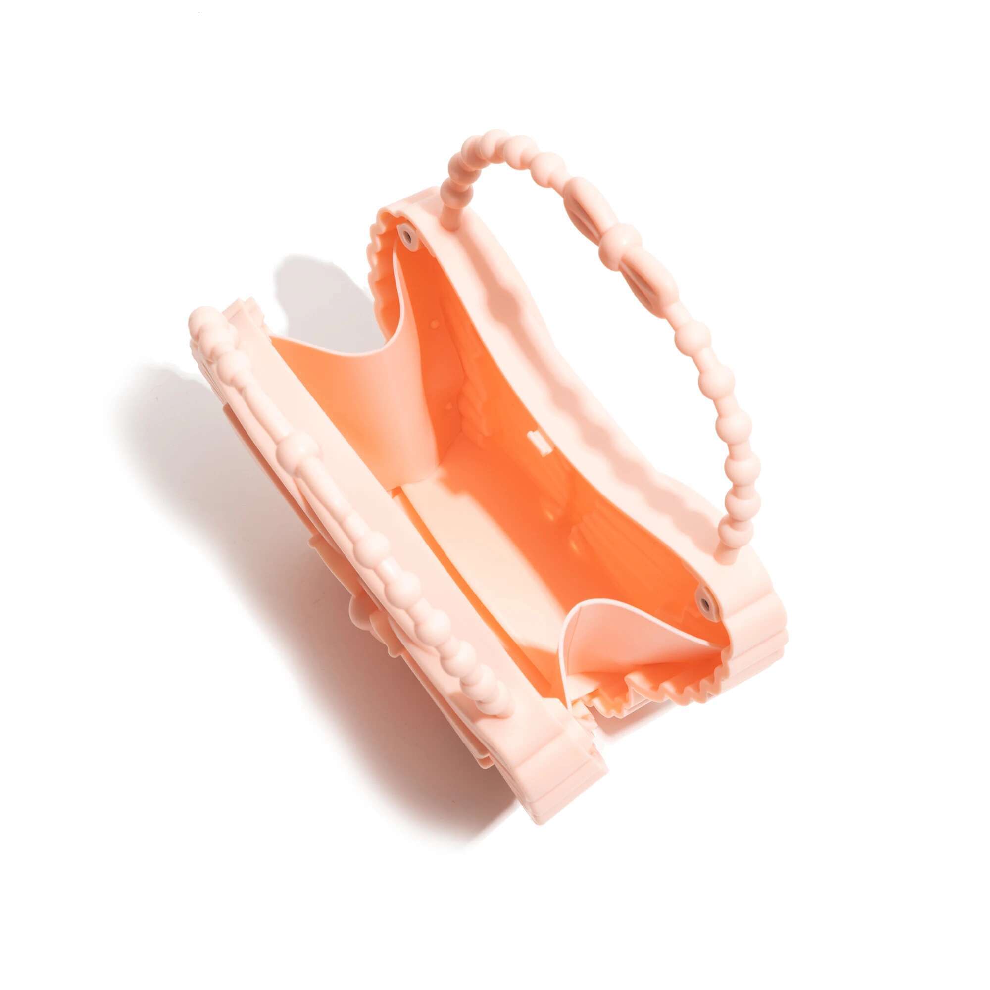 Soft Silicone Gel Fabric Small Jelly Cell Phone Purse Children Toy Bow Hobos Handbag Girls Fashion Simple Shopping Bag