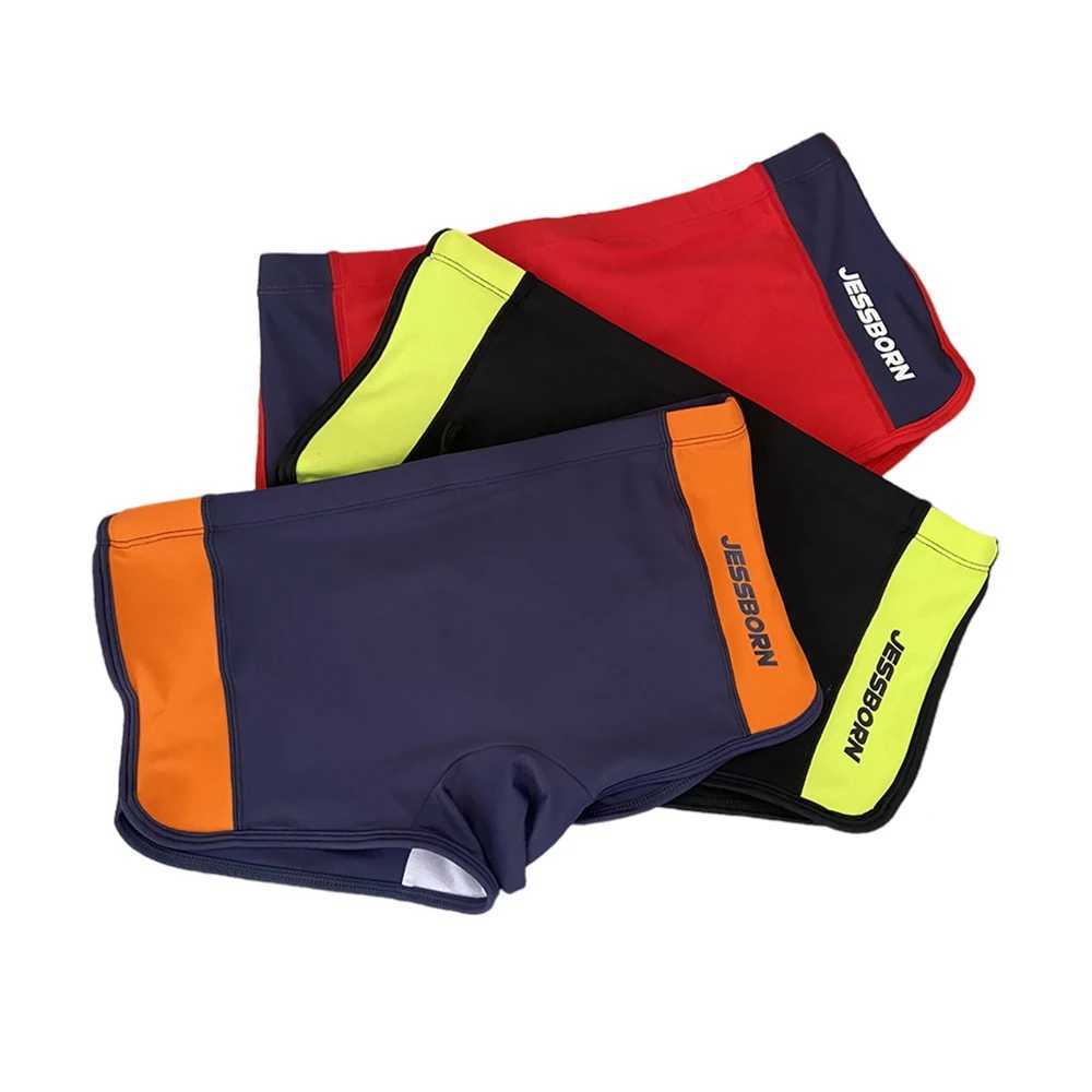 Sexy Mens Side Split Swimming Trunks Summer Nylon Quick Dry Bathing Suit Fashion Male Sport Beach Running Surfing Board Shorts W250214