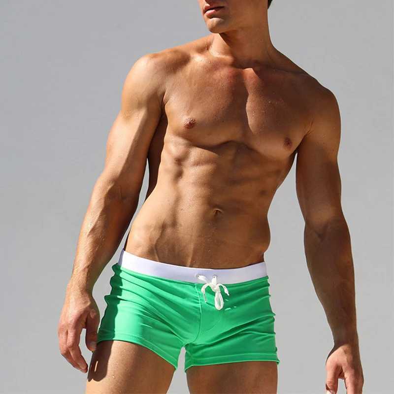 2024 NEW Boxer Cotton Underwear Boxershorts Sleep Men Swimming Briefs or Boxers Shorts with Pocket #A W250214