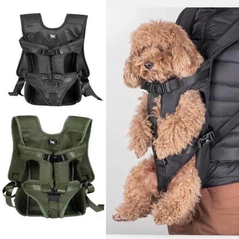 Others Dog Carrier Pet Carrier Bag Breathable Backpack For Dogs Cats Out Double Shoulder Portable Travel Backpack Outdoor Poodle Carrier Bag H250213