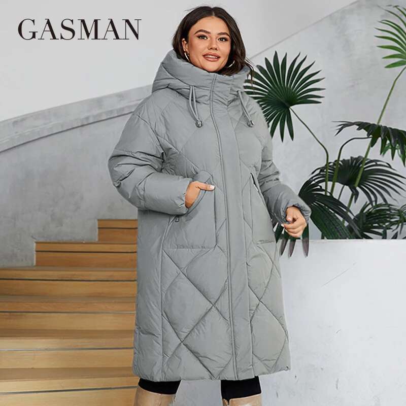 2025 Women's Winter Jacket Plus Size L-6Xl Women Coat Brand Fashion Thick Cotton Windproof Hooded Parka