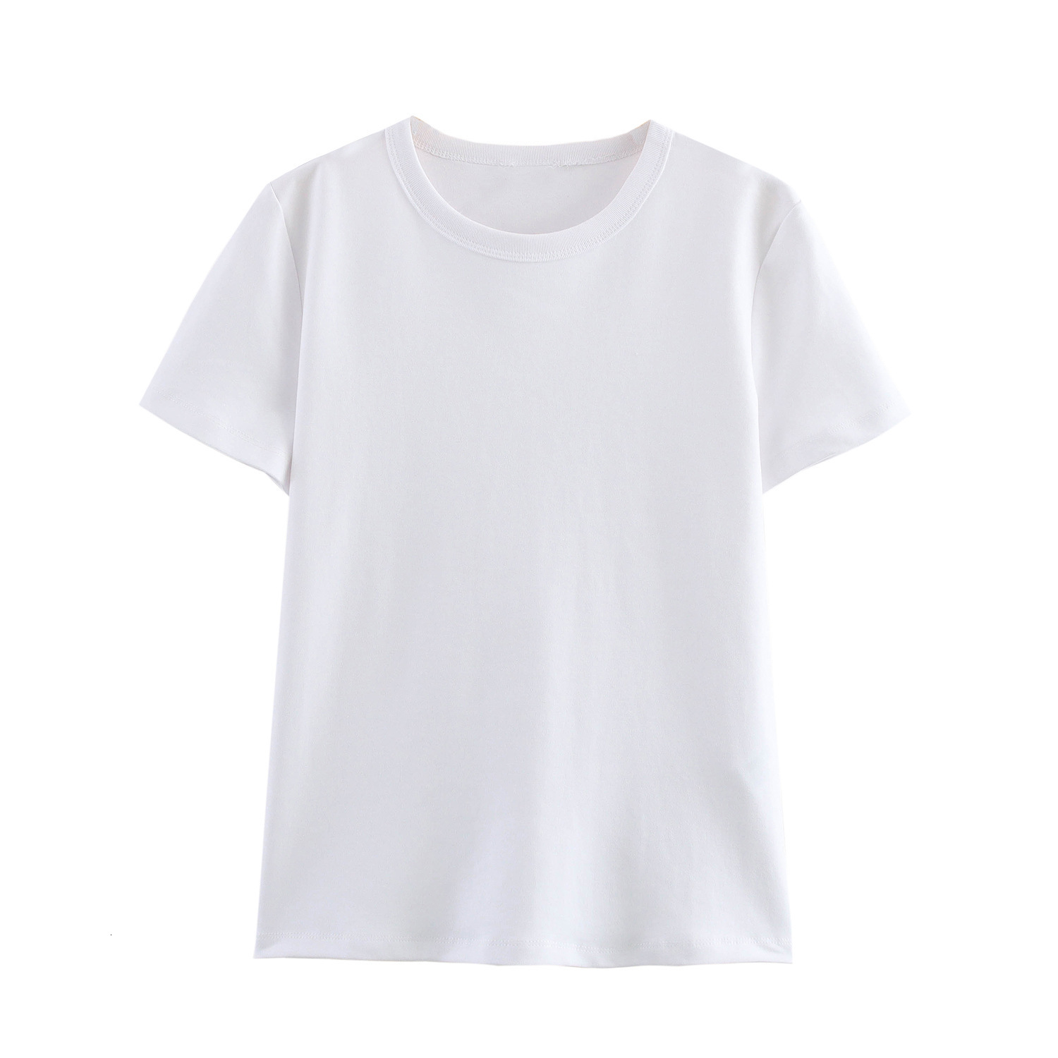 Designer Black And White T-shirt For Summer 2025 Short Sleeved Round Neck Slim Fit Women Top