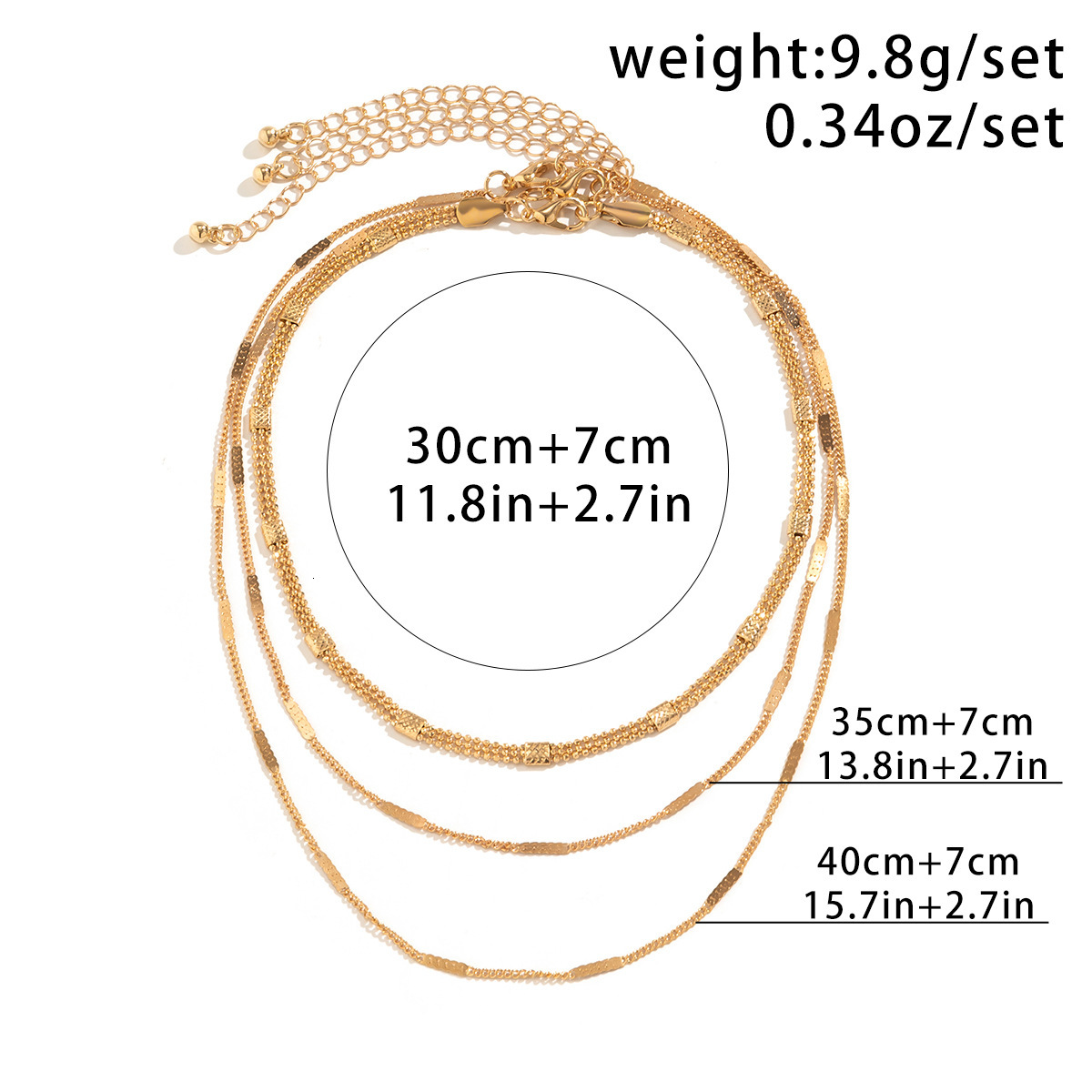women Jewelry sexy layered metal body simple and cool style neck chain niche necklace