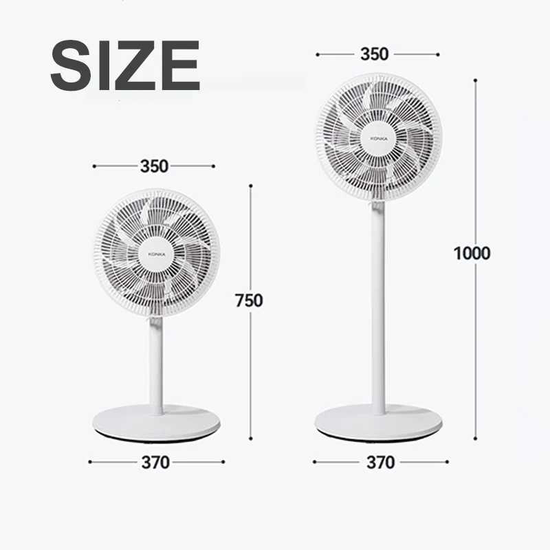 New air circulation fan intelligent floor standing electric fan household wind loud sound static desktop turbine tower fan Z250214