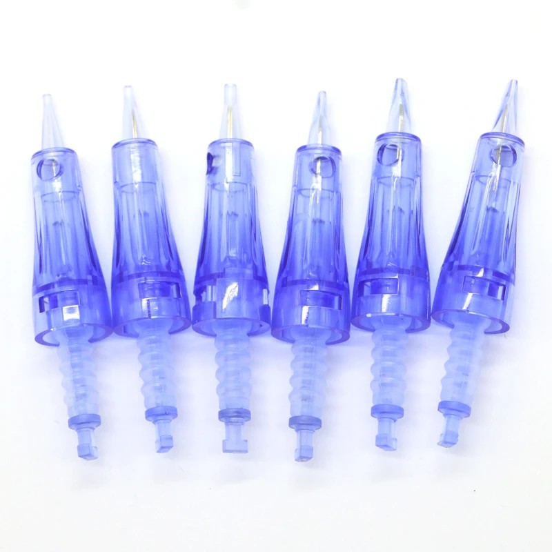 Bayonet Cartridge Needle for Original Dr Pen A6 Microneedle Pen 1pin 3pin 5pin 7pin 9pin 12pin 24pin 36pin 42pin Round 3D 5D Dermapen MTS Replacement 