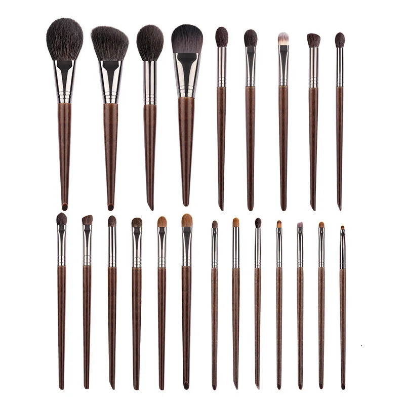 OVW Natural Goat Hair Makeup Brush Set Goat Hair Eyeshadow Foundation Blush Brush for Professional And Personal Use 250207