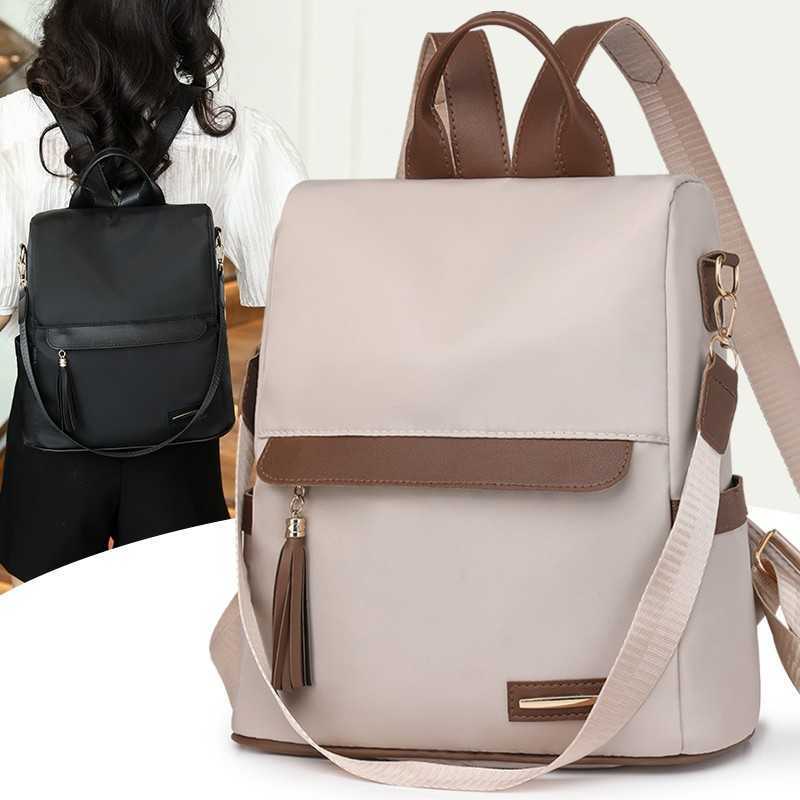 Womens Bag New Oxford Cloth Backpack Womens Backpack Fashion Large Capacity Travel Bag Backpack
